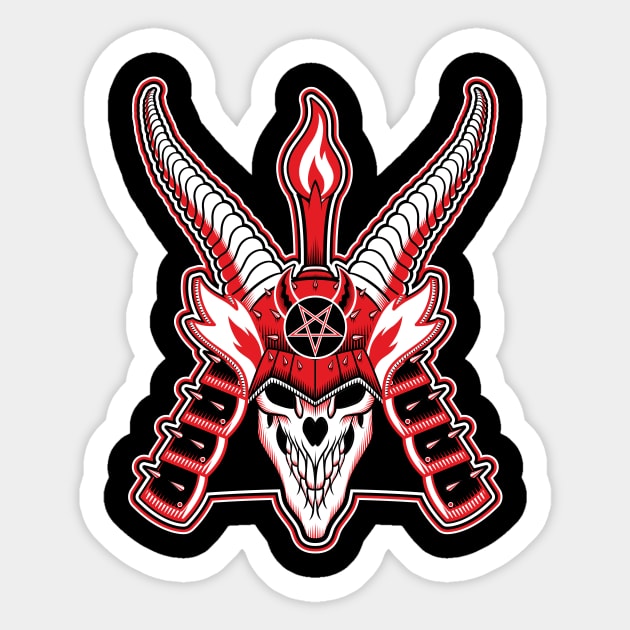 Hell Samurai Sticker by VicNeko